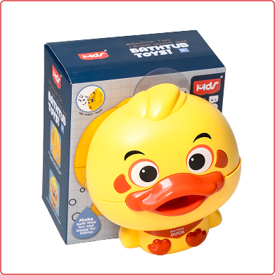 Pato musical con burbujas para el baño de bebé y niño