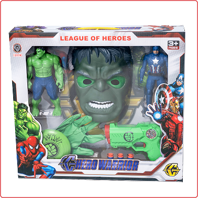 SET DE SÚPER HEROES HULK