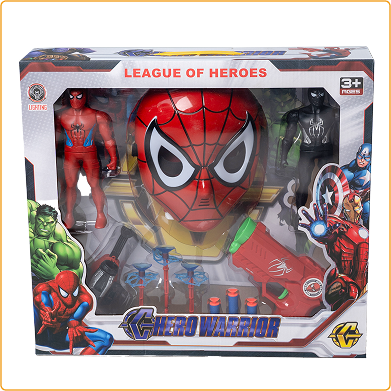 SET DE SÚPER HEROES SPIDER MAN