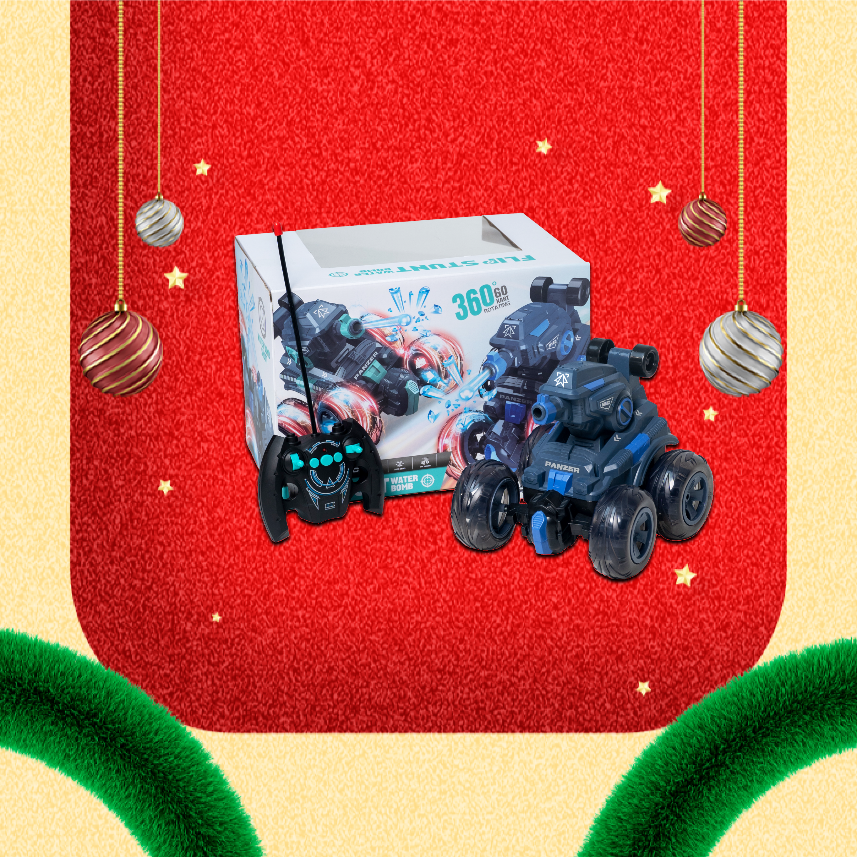 COCHE 360 FLIP STUNT