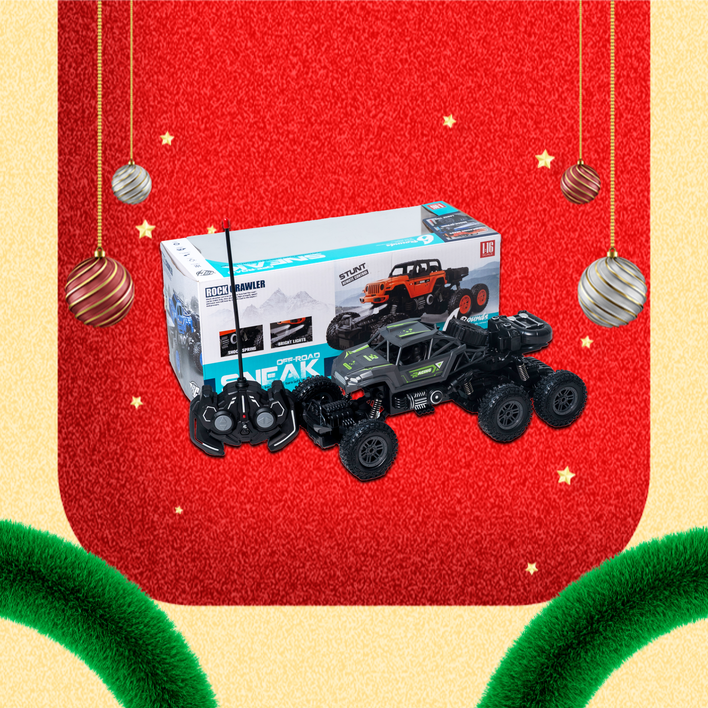 Carro Todoterreno de 6 Ruedas