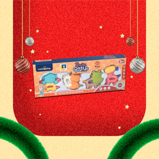 Set de sonajeros para bebé x 4