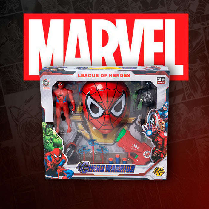 SET DE SÚPER HEROES SPIDER MAN