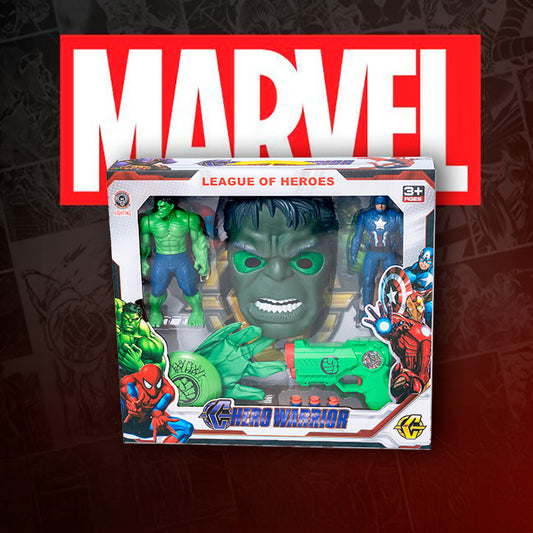 SET DE SÚPER HEROES HULK