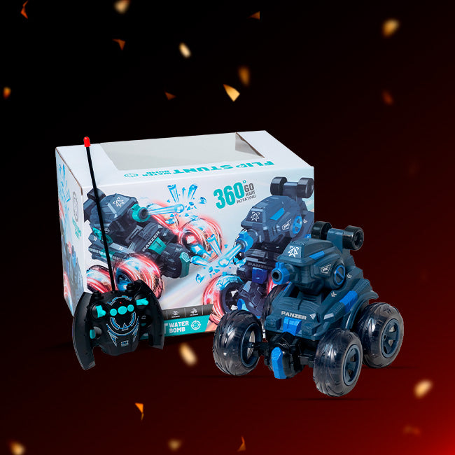 COCHE 360 FLIP STUNT