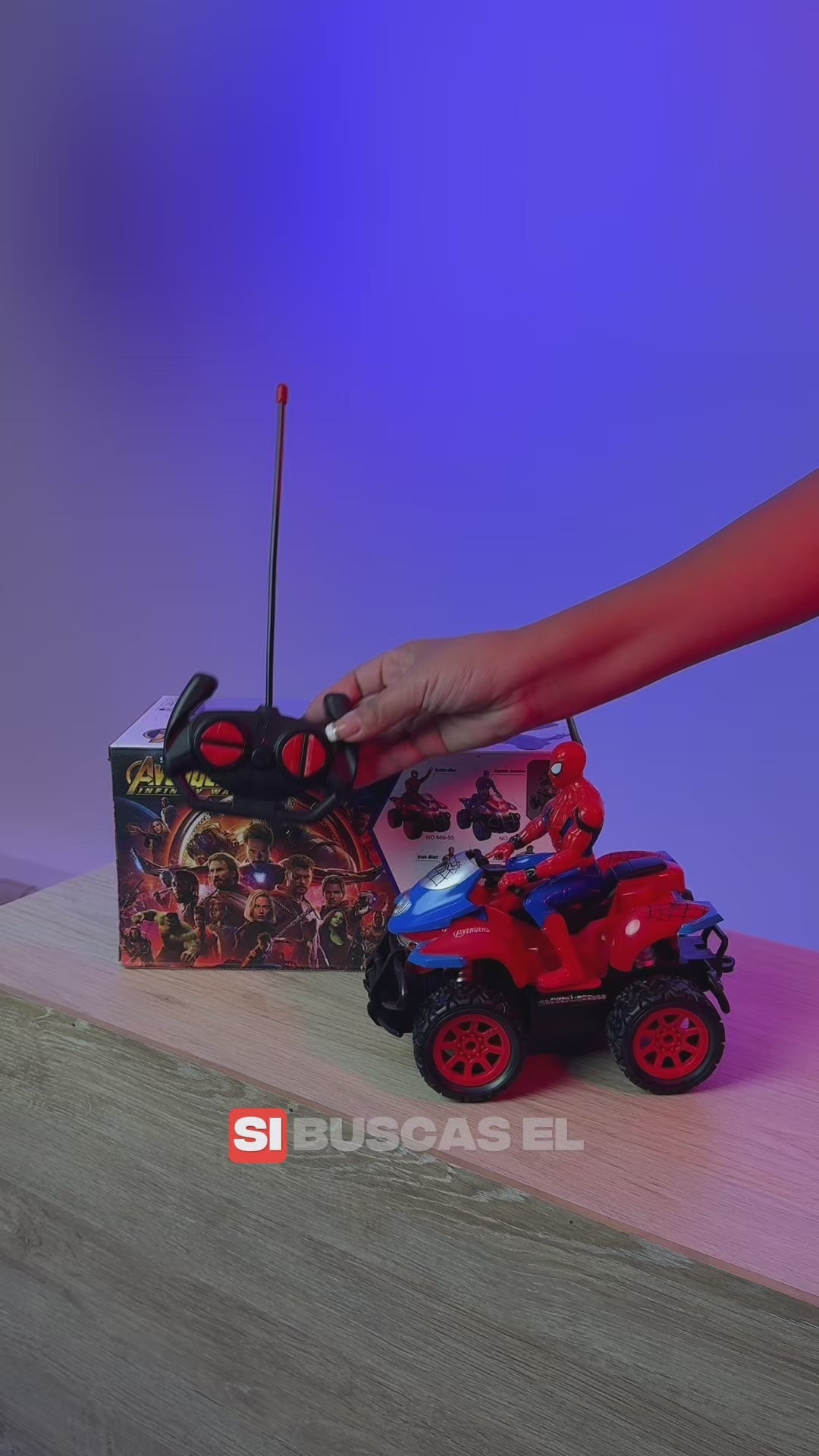 CUATRIMOTO SPIDERMAN