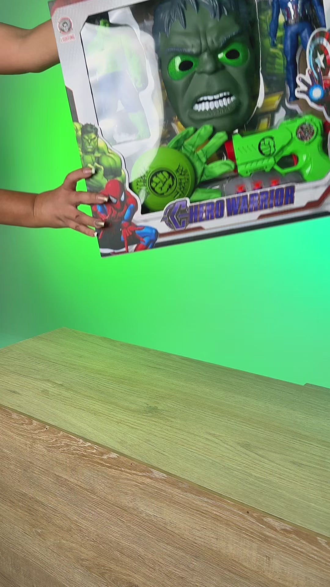 SET DE SÚPER HEROES HULK